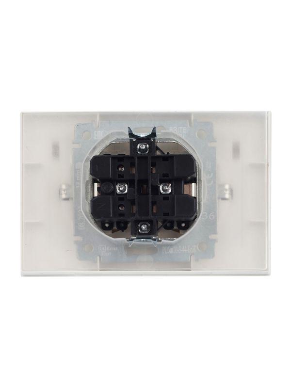  Розетка 2-м СП BRITE РСбш12-3-44-БрЖ 16А в сборе IP44 с крышкой жемчуж. IEK BR-R26-16-44-K36-F фото в каталоге от BTSprom.by