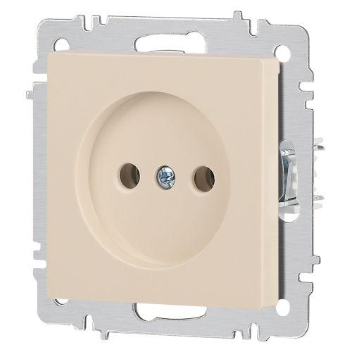  Розетка 1-м СП Accent 6-201-02 16А IP20 250В 2P сл. кость Intro Б0063659 фото в каталоге от BTSprom.by