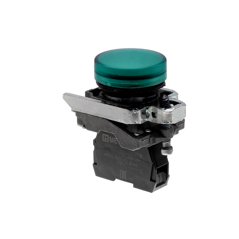 лампа сигнальная 220в aс/dc ip65 металл mtb4-bv733 зел. овен 137215 от BTSprom.by