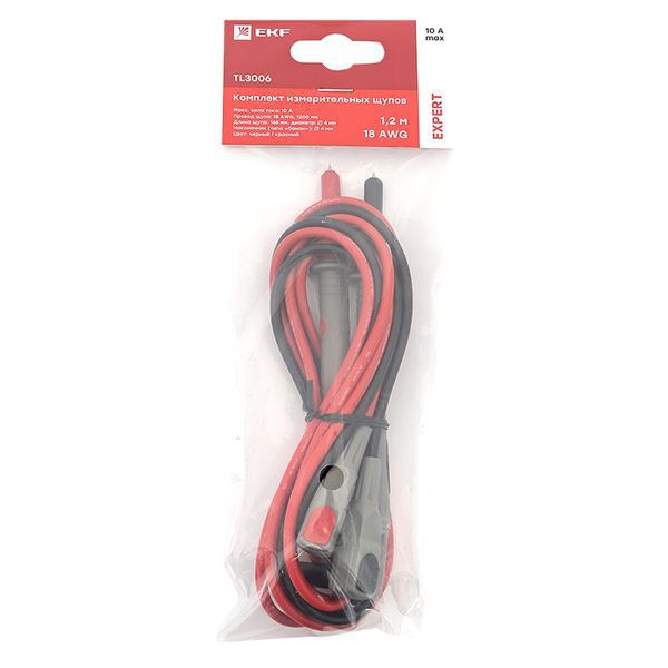  Комплект измерительных щупов TL3006 (1.2м) (18AWG) Expert EKF TL3006 фото в каталоге от BTSprom.by