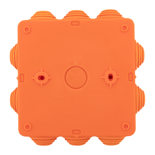 Коробка огнестойкая E45 100х100х50мм IP55 с клеммниками 6 полюсов 0.5-4кв.мм HF EKF plc-kmfr-100-604 фото в каталоге от BTSprom.by