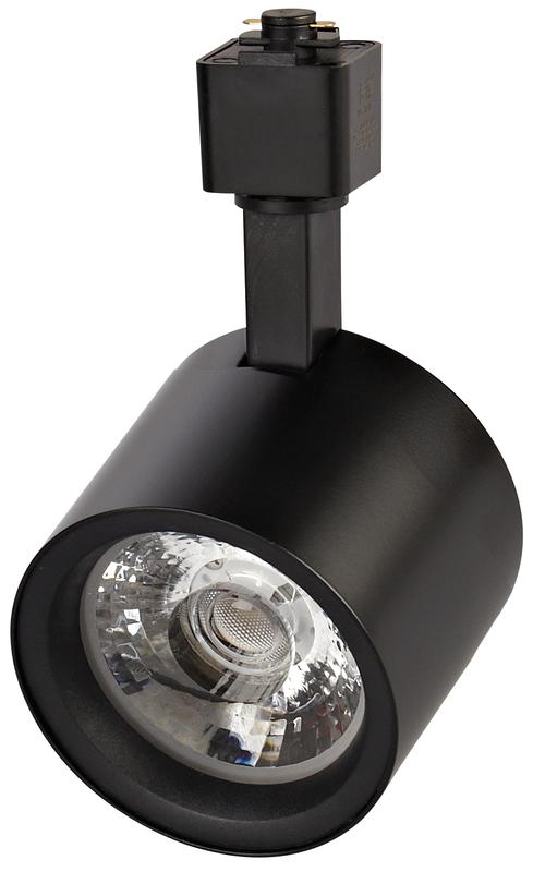 светильник светодиодный трековый ptr 0510 10вт 4000к ip40 24град. bl черн. pro jazzway 5035430 от BTSprom.by