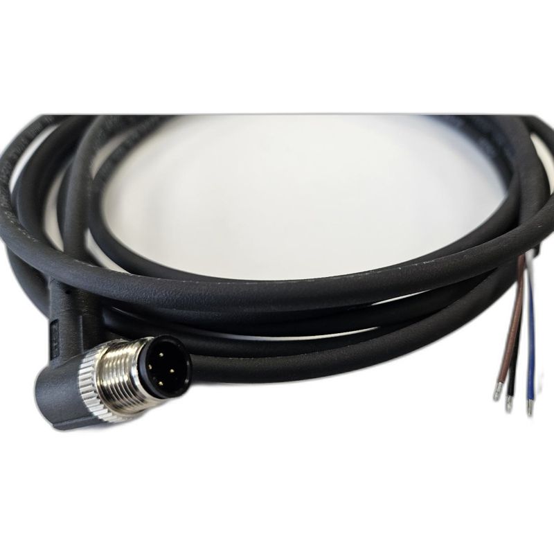 кабель m12 4a штыревой 3000мм угловой полиуретан свободный конец сцм120029-04a-2-03000 черн. стэз 185210565 от BTSprom.by