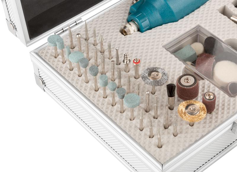  Машина гравировальная мини 12В 12000об/мин 3.2мм адаптер набор насадок FIT 80531 фото в каталоге от BTSprom.by