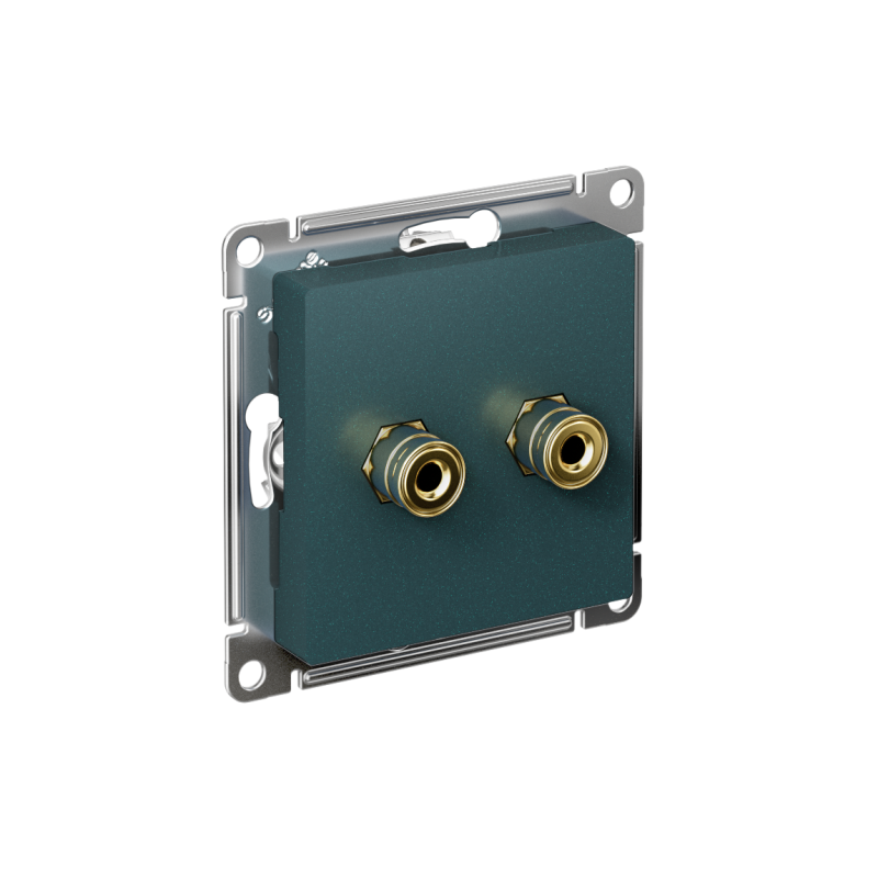 розетка аудио 2-м atlasdesign изумруд se atn000887 от BTSprom.by