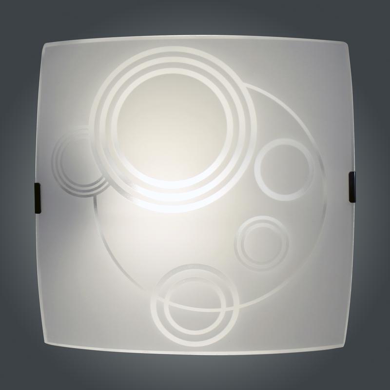  Светильник НПБ 09-60-003 М83 "Галактика" 300х300 матов. бел./клипсы штамп метал. (инд. упак.) Элетех 1005205710 фото в каталоге от BTSprom.by