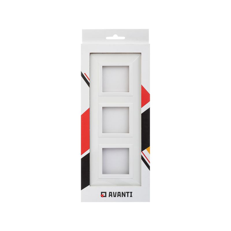  Рамка 3-м 6мод. Avanti метал. бел. DKC 4400856 фото в каталоге от BTSprom.by