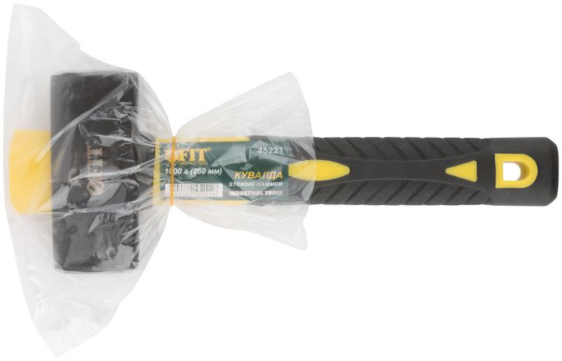  Кувалда кованая Профи 1кг фибергласовая усилен. ручка FIT 45221 фото в каталоге от BTSprom.by