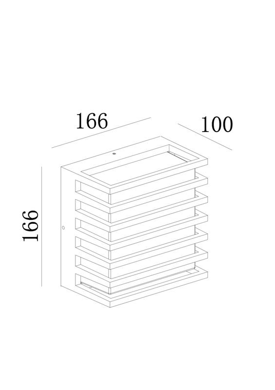  Светильник Downing Street 10Вт 3000К IP65 бра настен. Maytoni O020WL-L10B4K фото в каталоге от BTSprom.by