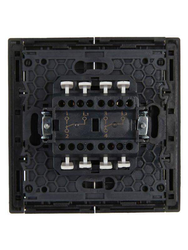  Выключатель проходной 2-кл. СП FORTE&PIANO 10А FP307 сер. IEK FP-V22-0-10-1-K03 фото в каталоге от BTSprom.by