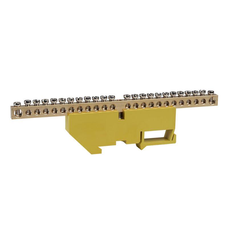 шина нулевая с изолятором optikit bb-d-pe-din-24-6х9 желт. кэаз 277851 от BTSprom.by