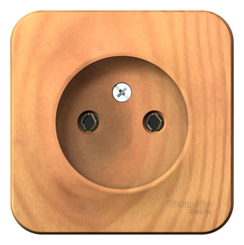 розетка 1-м оп blanca 16а ip20 250в без заземл. без защ. шторок с изолир. пластиной ясень se blnra000115 от BTSprom.by