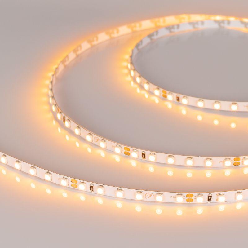 лента светодиодная rt-a120-5mm 24v yellow 9.6вт/м ip20 2835 узкая (уп.5м) arlight 015662(2) от BTSprom.by