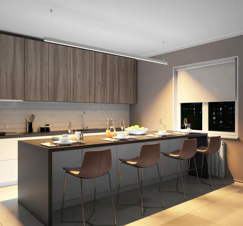  Светильник 62Вт 3000К 2500мм линейный бел. DENKIRS 623326 фото в каталоге от BTSprom.by