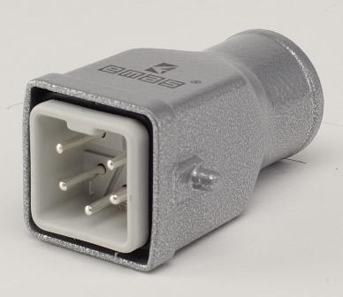 вилка 5 полюсов 10а emas ebm05fu30 от BTSprom.by