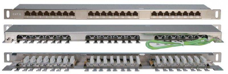 патч-панель pphd-19-24-8p8c-c6-sh-110d высокой плотн. 19 дюйм 0.5u 24 порта rj45 кат. 6 dual idc экран. hyperline 46091 от BTSprom.by