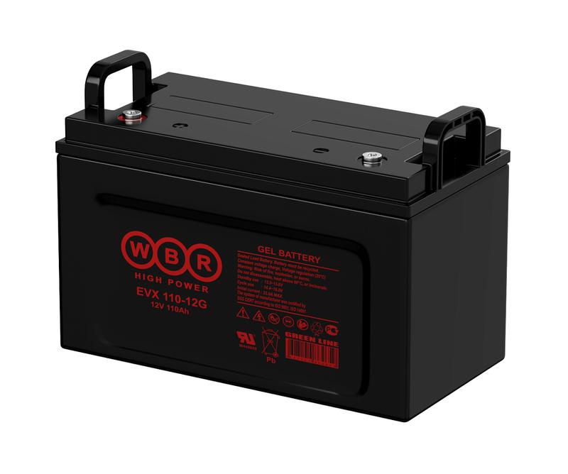 аккумулятор тяговый 12в 110а.ч wbr evx110-12g wbr от BTSprom.by