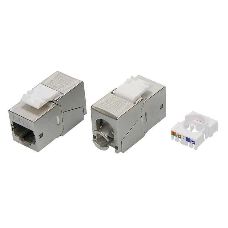 модуль keystone rj45 cat6 экранир. 180град. (форм-фактор s19) серебр. dkc rnk6f90tl от BTSprom.by