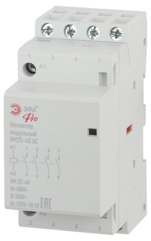 контактор модульный км25-40 ac pro no-902-298 эра б0049163 от BTSprom.by