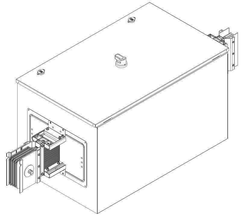 секция центральная разрыва линии 1600а cu 3l+n+1/2pe ip55 тран. iek lb-1600c5-35-f-gg от BTSprom.by