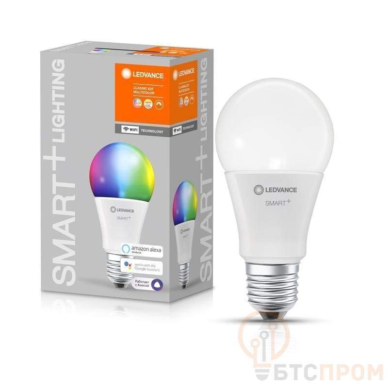 лампа светодиодная smart+ wifi classic multicolour 60 9вт/2700-6500к e27 ledvance 4058075485396 от BTSprom.by