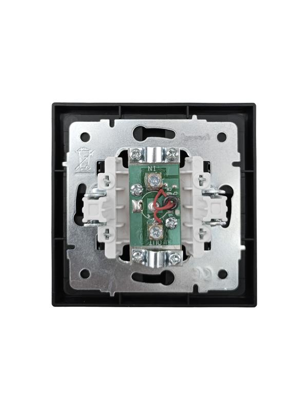  Розетка ТВ проходная СП ZIMA IP20 черн. бархат LEZARD 704-4288-129 фото в каталоге от BTSprom.by