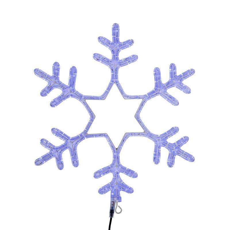 фигура светодиодная "снежинка led" 55х55см led син. 25вт 220в ip65 neon-night 501-335 от BTSprom.by