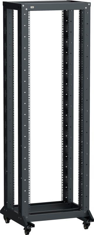 стойка 2-рамная 47u 600х600мм на рол. черн. linea f itk lf05-47u66-2rm от BTSprom.by