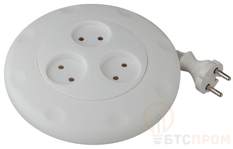 Удлинитель-рулетка 3х3м без заземл. 10А IP20 UR-3-3m-W ПВС 2х0.75 бел. Эра Б0019038 фото в каталоге от BTSprom.by  Удлинитель-рулетка 3х3м без заземл. 10А IP20 UR-3-3m-W ПВС 2х0.75 бел. Эра Б0019038 фото в каталоге от BTSprom.by