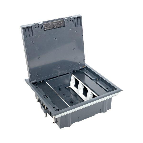  Лючок напольный C-Line 12 с вертикально расположенной приборной рамкой EKF cl-ln-k-12-1 фото в каталоге от BTSprom.by