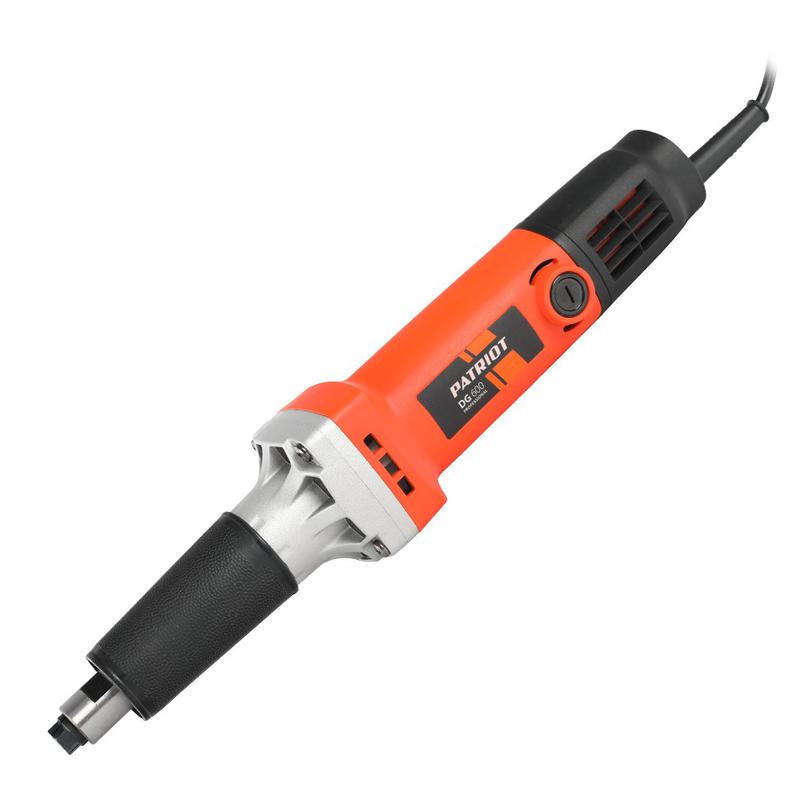 машина шлифовальная прямая dg 600 450вт 5000-26000 об/мин patriot 110301600 от BTSprom.by