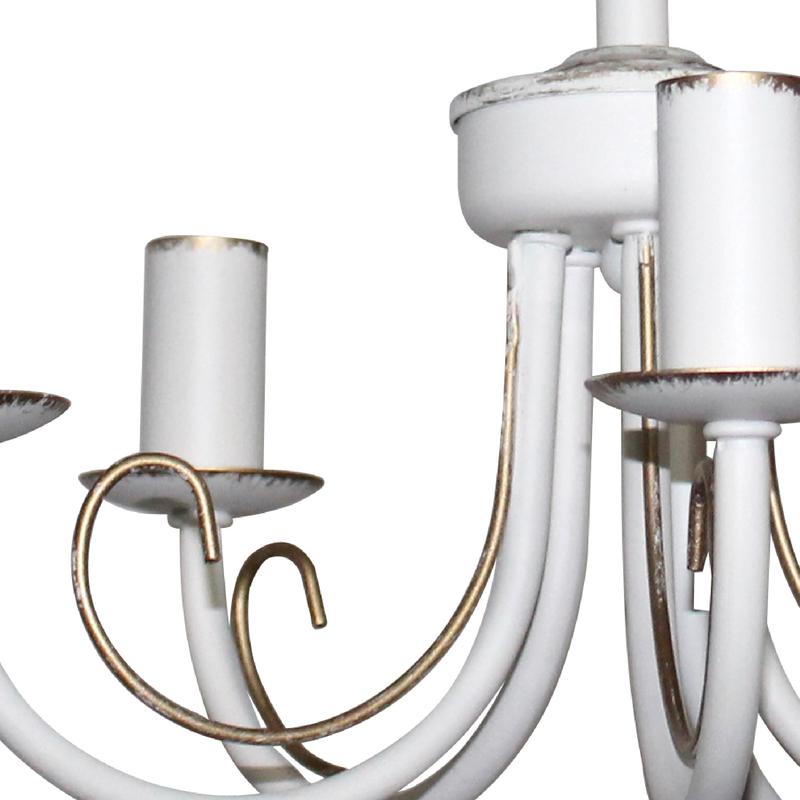  Светильник "Рустика" 253 бел. патина НСБ 01-5х60-123 E14 (инд.упак.) Элетех 1005404245 фото в каталоге от BTSprom.by