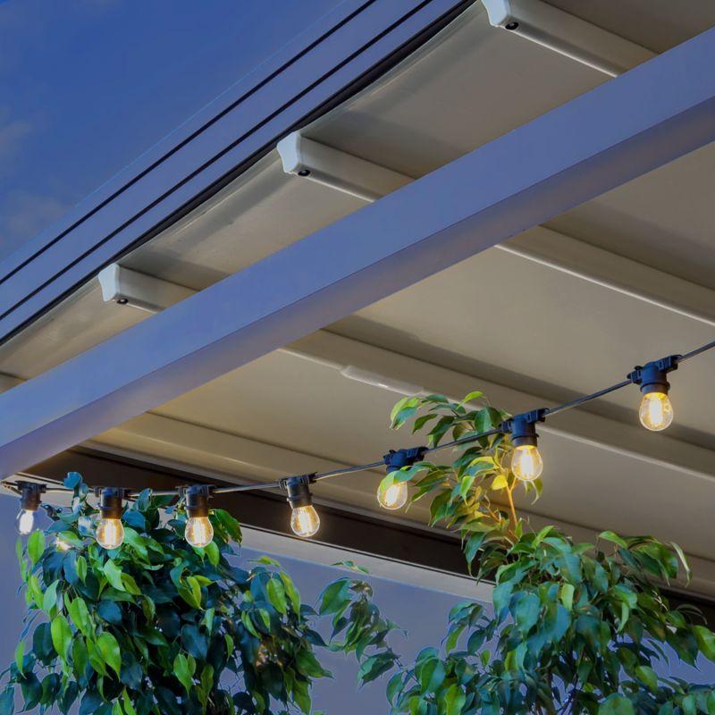  Гирлянда для сменных ламп Белт Лайт Holiday 10 ламп 8м черн. IP65 GAUSS HL070 фото в каталоге от BTSprom.by