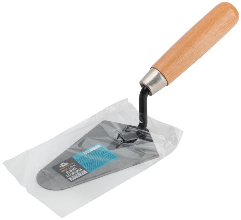  Кельма бетонщика инструментальная сталь деревянная ручка 160мм MOS 04881М фото в каталоге от BTSprom.by