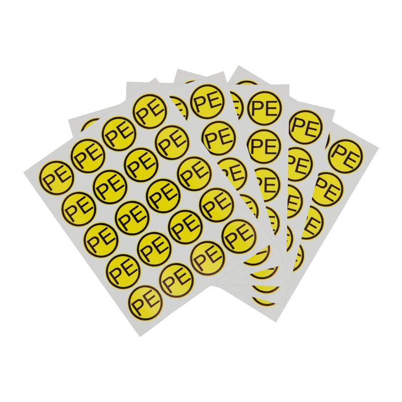 наклейка знак электробезопасности "pe" d20мм rexant 55-0004 от BTSprom.by
