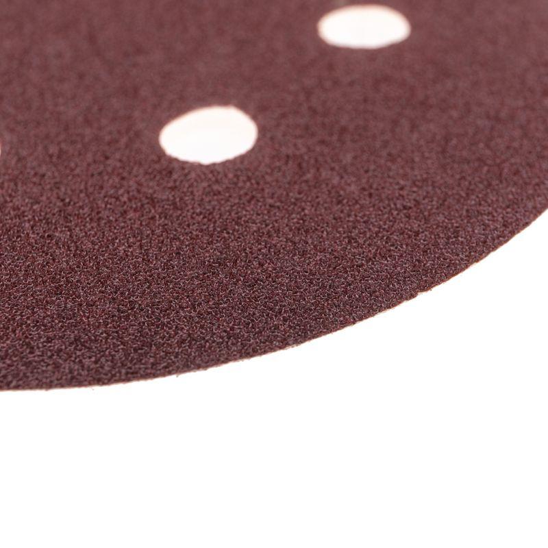  Диск абразивный на ворсовой основе на липучке перфорир. P100 125мм (уп.10шт) Kranz KR-91-1167 фото в каталоге от BTSprom.by