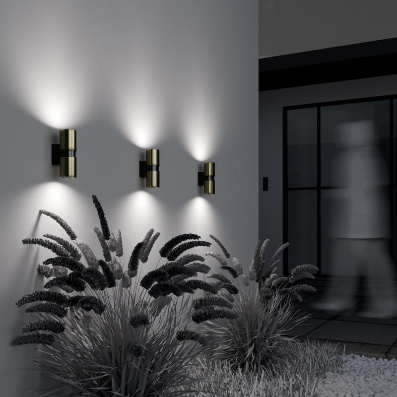  Светильник Bowery 2х50Вт GU10 IP54 бра настен. Maytoni O582WL-02BS фото в каталоге от BTSprom.by