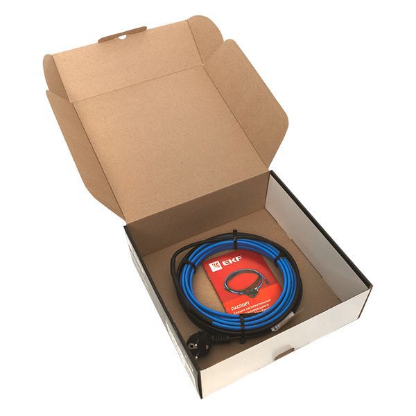  Кабель нагревательный саморег. 15Вт/м для обогрева трубопроводов StopFrost Inside 4м EKF SFI-15-4 фото в каталоге от BTSprom.by