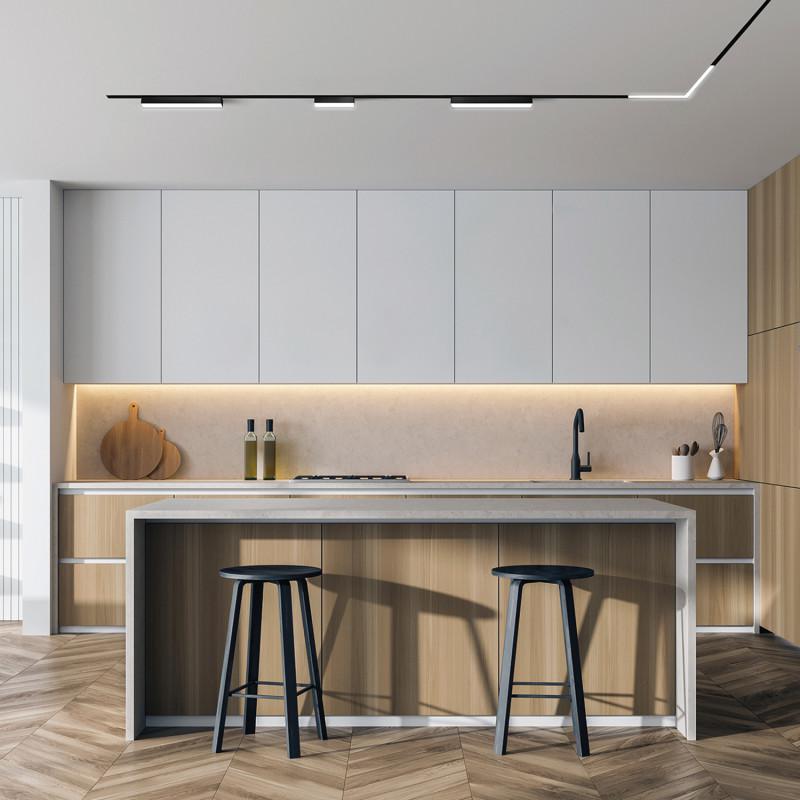  Профиль-трек SLOTT for DENKIRS SMART для натяжных потолков 2м алюм. черн. DENKIRS 714311 фото в каталоге от BTSprom.by