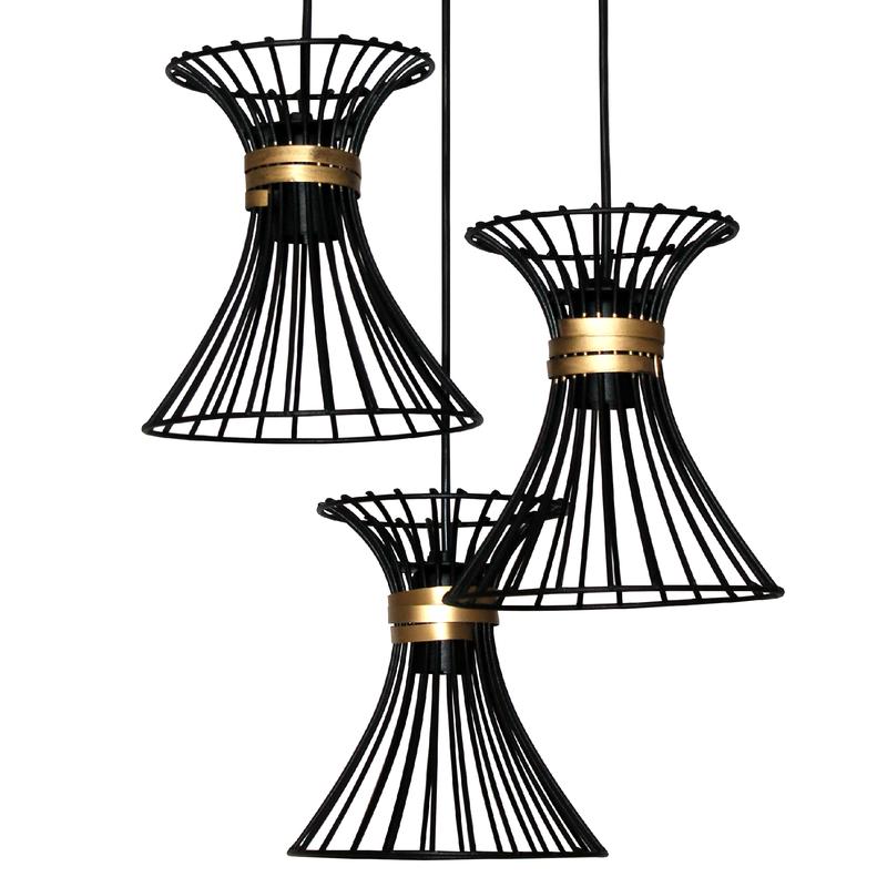  Светильник НСБ 01-3х60-153 "Талия" 231 E27 лофт-кантри черн. муар (инд. упак.) Элетех 1005404561 фото в каталоге от BTSprom.by