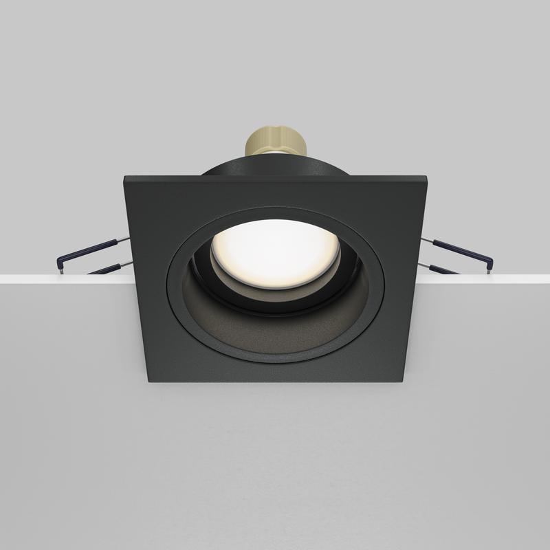  Светильник Atom 10Вт GU10 встраив. Maytoni DL026-2-01B фото в каталоге от BTSprom.by