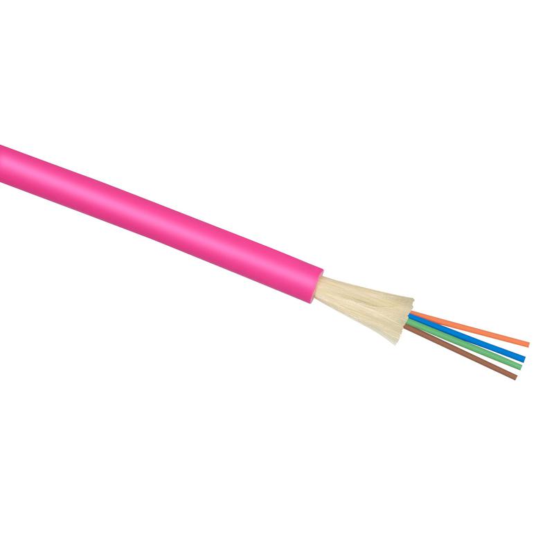 кабель волоконно-оптический tb-a-7-32t-e-k-lszh-in-25 50/125 (om4) многомод. 32 волокна плотн. буферн. покрытие (tight buffer) для внутр. прокладки -25-+50град.c lszh маджента ral4010 (1000м катушка №1) cabeus 11508c от BTSprom.by