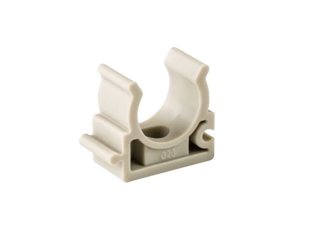 клипса (опора) для труб пп d20, сер. ртп (ростурпласт) 10973 от BTSprom.by