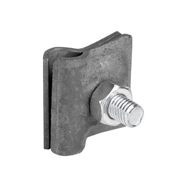  Зажим прута универсальный малый (пластина 30х30мм) HZ EKF lp-51510 фото в каталоге от BTSprom.by