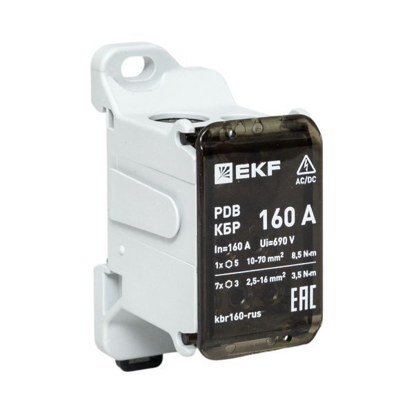 блок распределительный клеммный кбр 160a ekf kbr160-rus от BTSprom.by