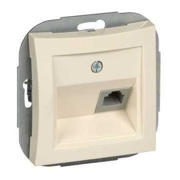  Розетка телефонная СП Дуэт RJ11 механизм беж. SchE WDE000281 фото в каталоге от BTSprom.by