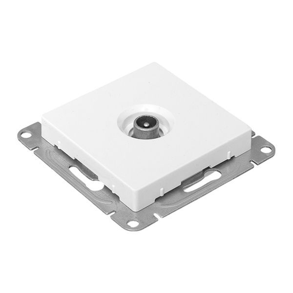  Розетка телевизионная оконечная TV СП Эпика механизм бел. EKF UP1-SOW-TV-3 фото в каталоге от BTSprom.by