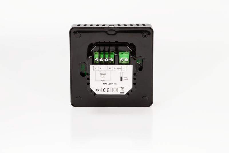 терморегулятор prime c wi-fi с комбинацией датчиков 16а черн. деви 140f1143r от BTSprom.by