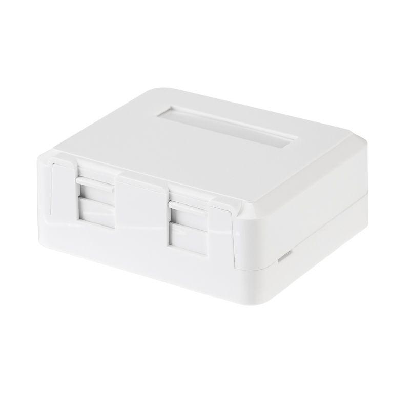 корпус настенной розетки под 2 модуля keystone jack бел. rexant 03-0251 от BTSprom.by