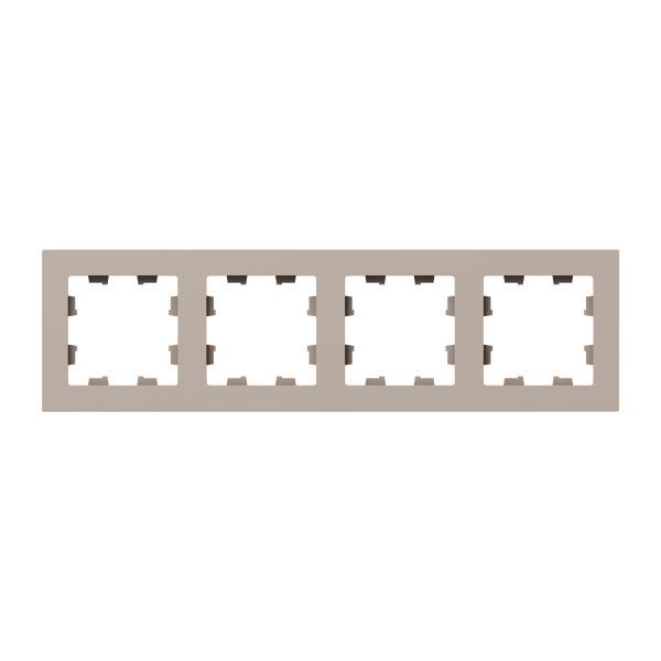 рамка 4-м эпика пластик крем. ekf up1-fpi-04 от BTSprom.by